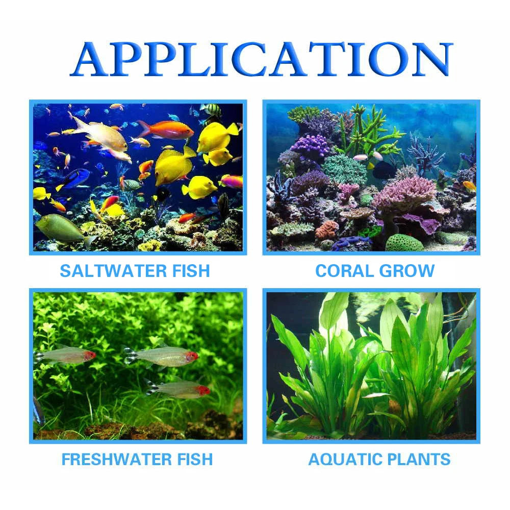 Smart Terrarium Light App Control Full Spectrum Fish Tank Light Bluetooth Coral Reef Lamp for Freshwater Saltwater Tank Lamps
