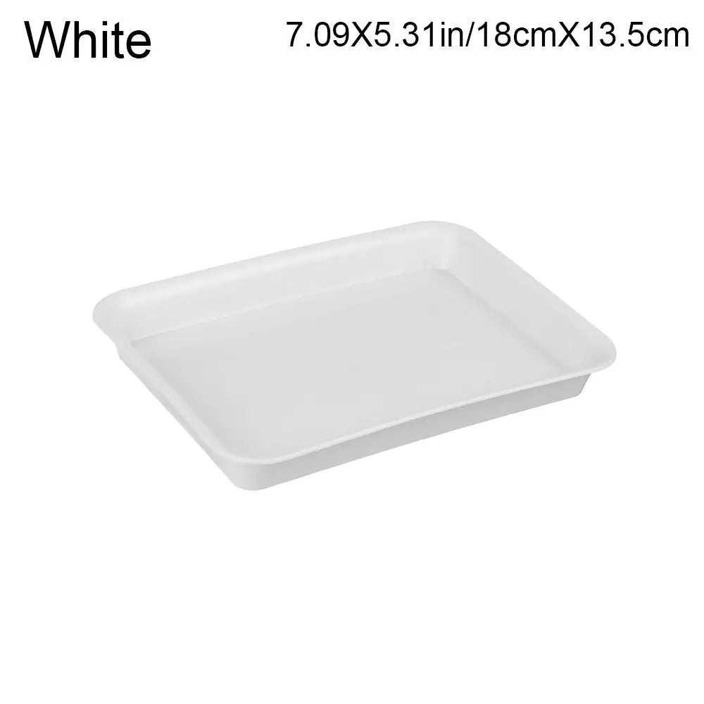 Rectangular Plastic Plant Saucer Drip Tray for Indoor & Outdoor Planters — BPA-Free, 6 Size Options from 18×13.5cm to 35×25cm