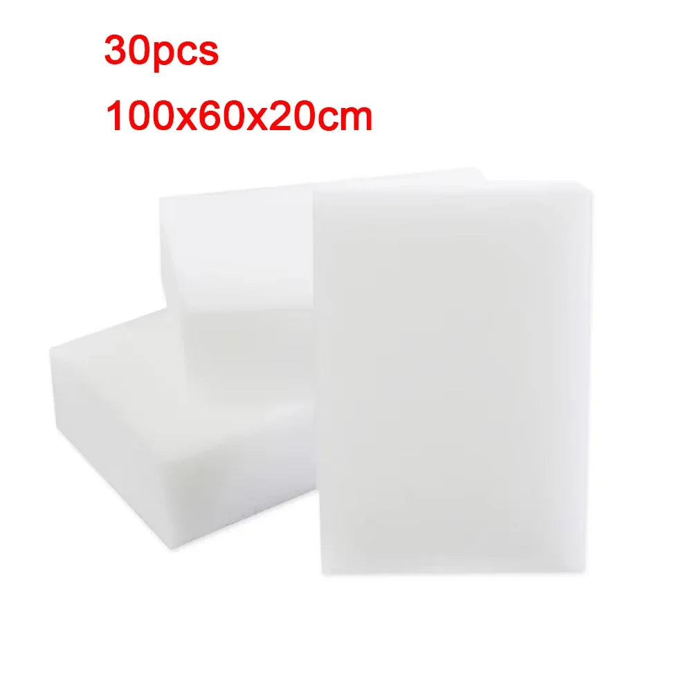 50/30/20/10Pcs Melamine Sponge Nano Duster Wipes Scalable Magic Sponge Eraser Kitchen Bathroom Office Cleaning Tool 100*60*20mm