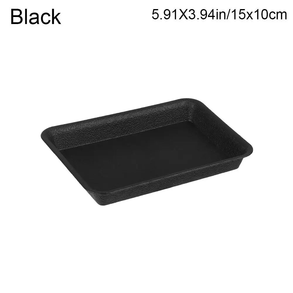 Rectangular Plastic Plant Saucer Drip Tray for Indoor & Outdoor Planters — BPA-Free, 6 Size Options from 18×13.5cm to 35×25cm