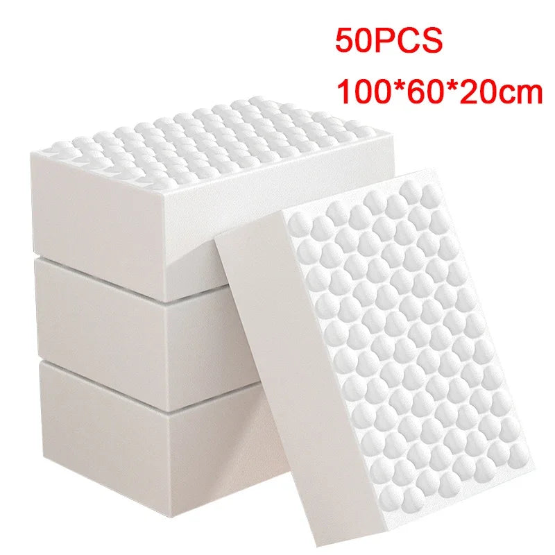 50/30/20/10Pcs Melamine Sponge Nano Duster Wipes Scalable Magic Sponge Eraser Kitchen Bathroom Office Cleaning Tool 100*60*20mm
