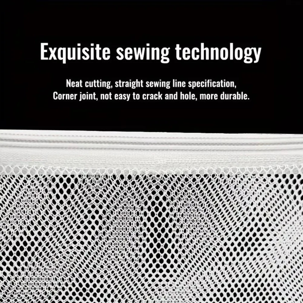 Isolation Bag Nylon Filter Bag Pond Media Reusable Isolation Bag for Aquarium Fish Tank Black White Filter Net Bag