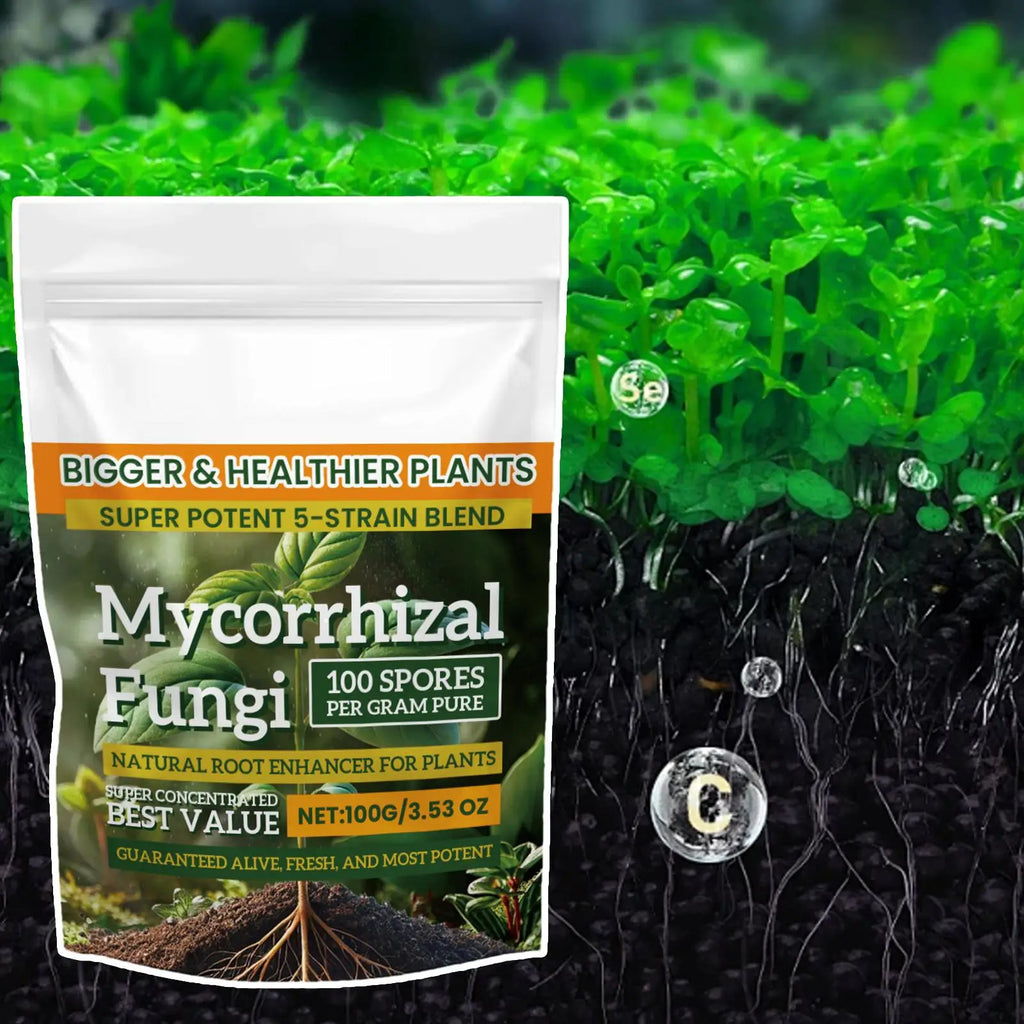 100g Plant Growth Fertilizer Powder for Root Support, Soil Culture & Hydroponic Growing — Weekly Application