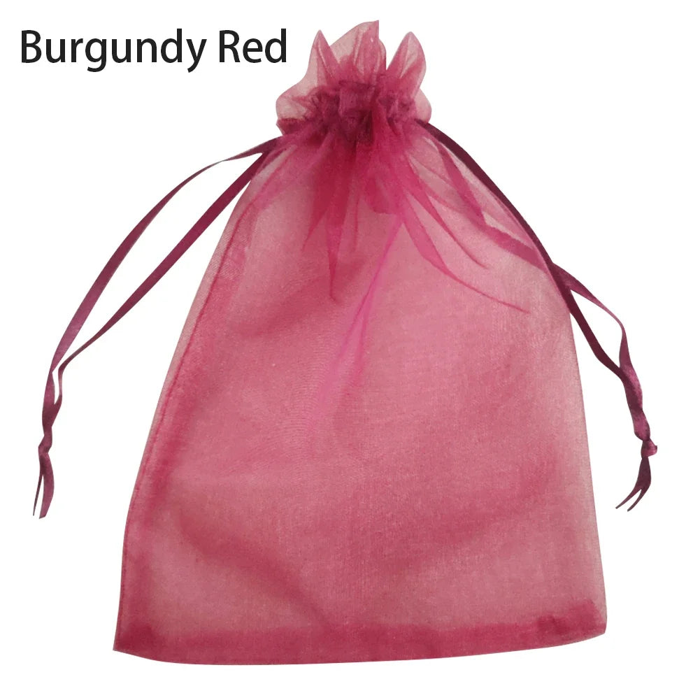 Drawstring Fruit Protection Mesh Bags for Figs, Lemons, Strawberries, Grapes & Vegetables — 7×9cm, 10×15cm, 17×23cm, 20×30cm — 50 & 100 Pack