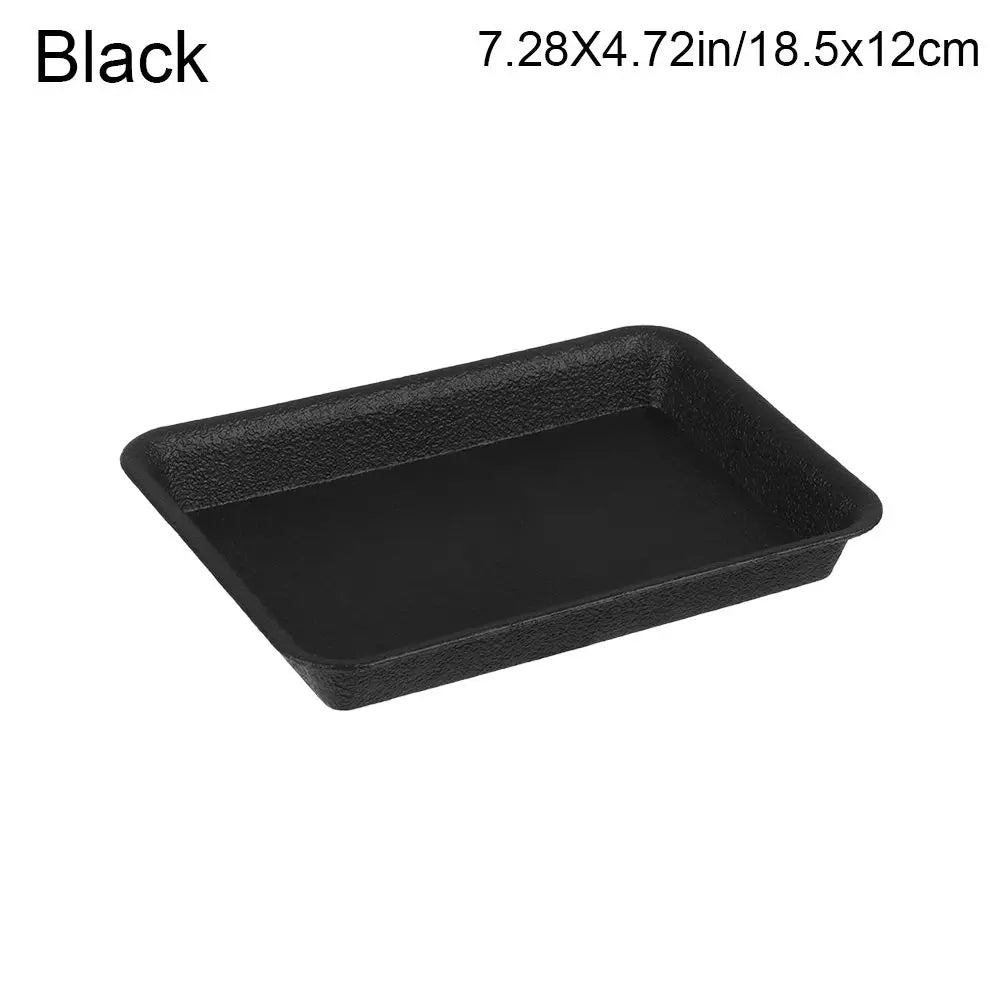 Rectangular Plastic Plant Saucer Drip Tray for Indoor & Outdoor Planters — BPA-Free, 6 Size Options from 18×13.5cm to 35×25cm