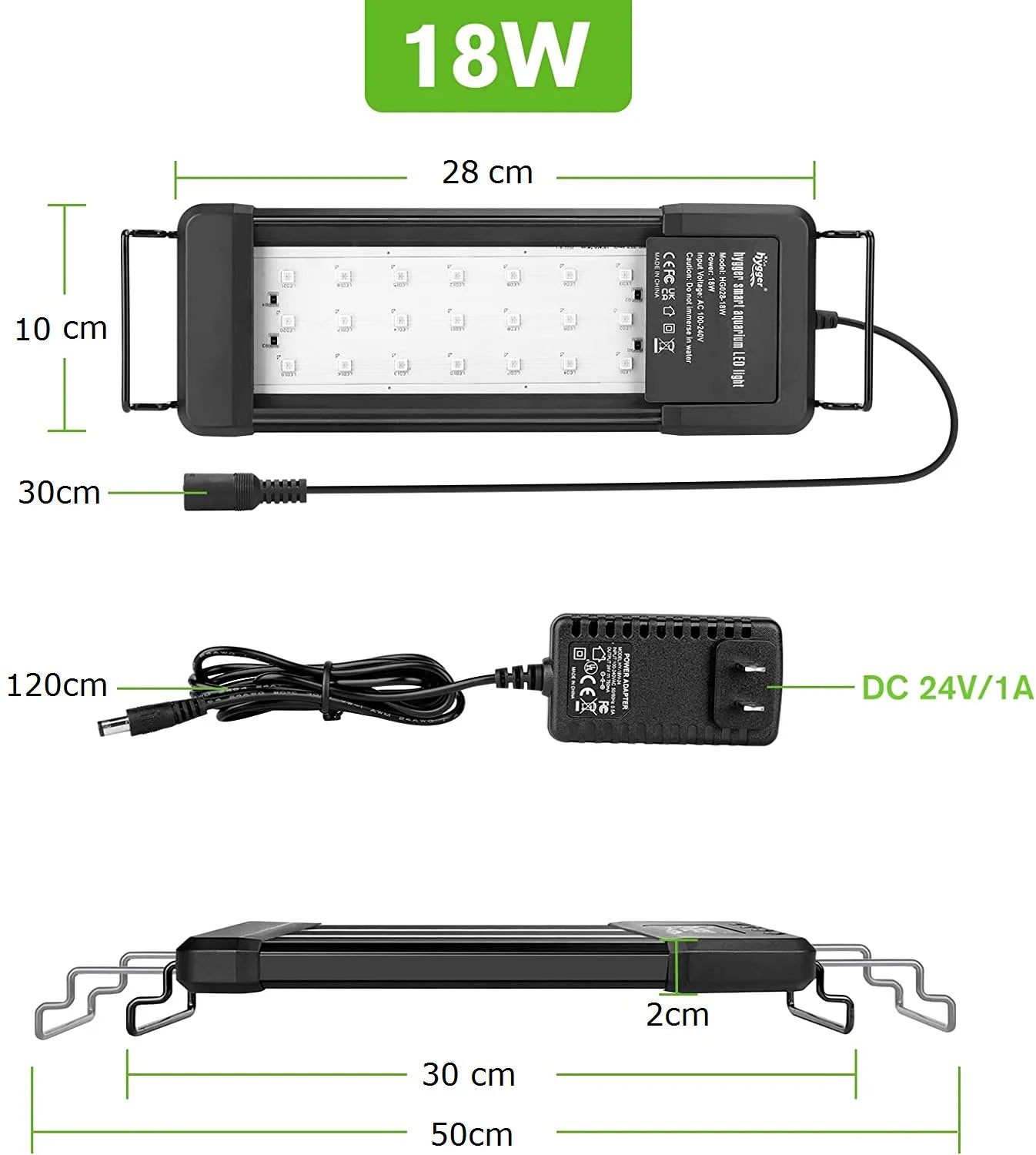 Smart Terrarium Light App Control Full Spectrum Fish Tank Light Bluetooth Coral Reef Lamp for Freshwater Saltwater Tank Lamps