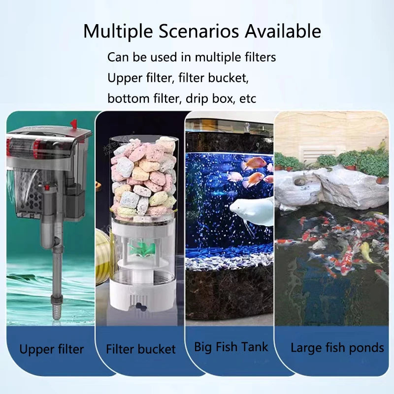 200g 500g 1000g 6D Aquarium Bio Balls Biochemical Ball Filter Media for Aquarium Filter Accessories for Fish Tank Hot Sale