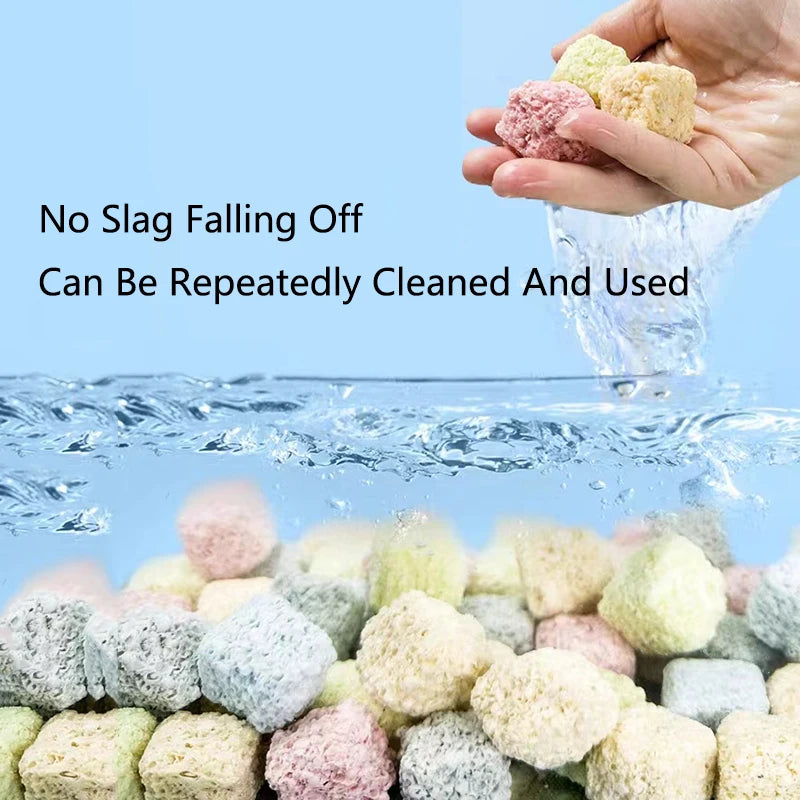 200g 500g 1000g 6D Aquarium Bio Balls Biochemical Ball Filter Media for Aquarium Filter Accessories for Fish Tank Hot Sale
