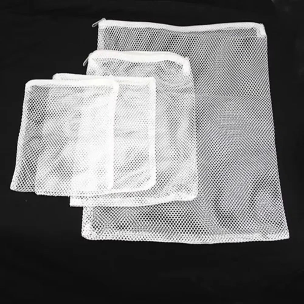 Isolation Bag Nylon Filter Bag Pond Media Reusable Isolation Bag for Aquarium Fish Tank Black White Filter Net Bag