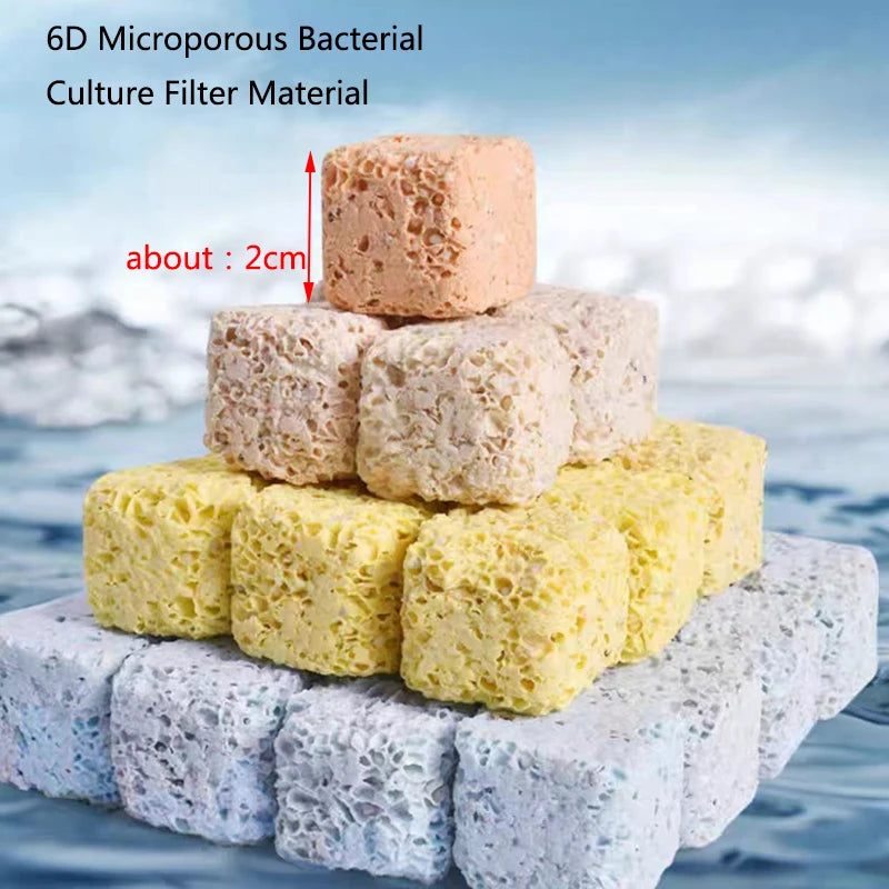 200g 500g 1000g 6D Aquarium Bio Balls Biochemical Ball Filter Media for Aquarium Filter Accessories for Fish Tank Hot Sale