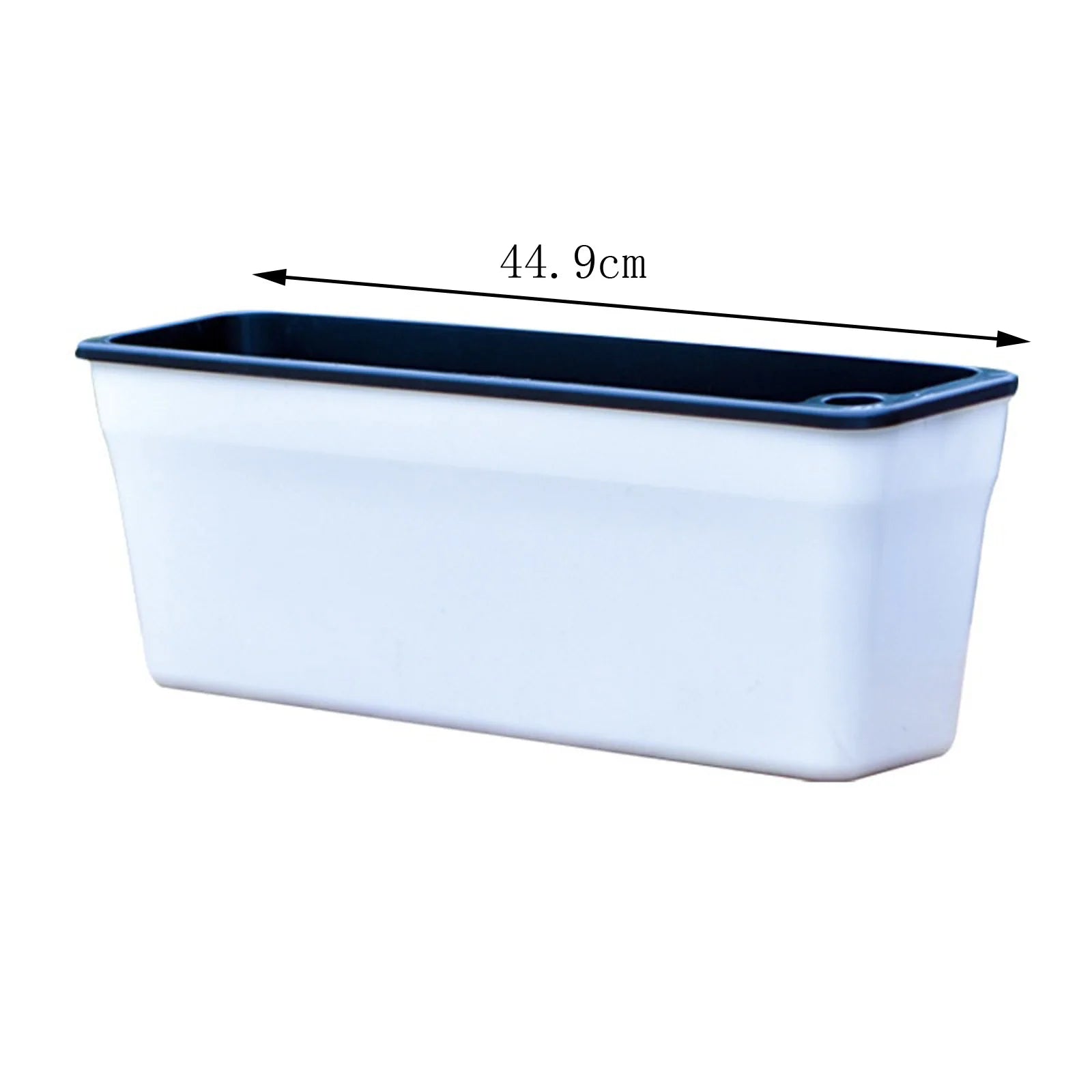 Long Balcony Window Box Planter for Herbs, Vegetables & Small-Space Gardens — Drainage Planting Box
