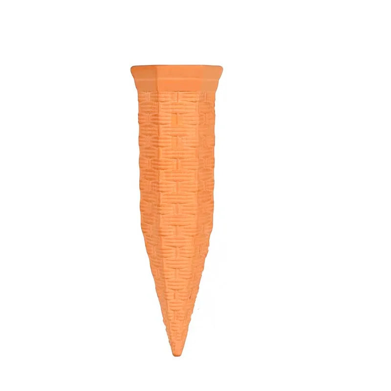 Terracotta Plant Watering Spikes for Indoor & Outdoor Plants — Vacation Watering & Slow Soil Hydration — 1, 4, 8 & 12 Piece