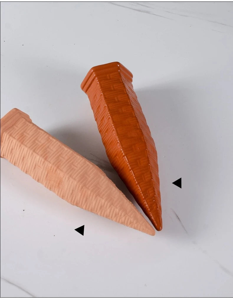 Terracotta Plant Watering Spikes for Indoor & Outdoor Plants — Vacation Watering & Slow Soil Hydration — 1, 4, 8 & 12 Piece