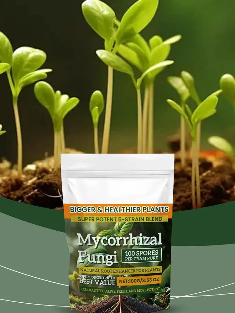 100g Plant Growth Fertilizer Powder for Root Support, Soil Culture & Hydroponic Growing — Weekly Application