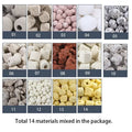 100g 250g 15 Types Aquarium Bio Balls Biochemical Ball Filter Media for Aquarium Filter Accessories for Fish Tank Effective