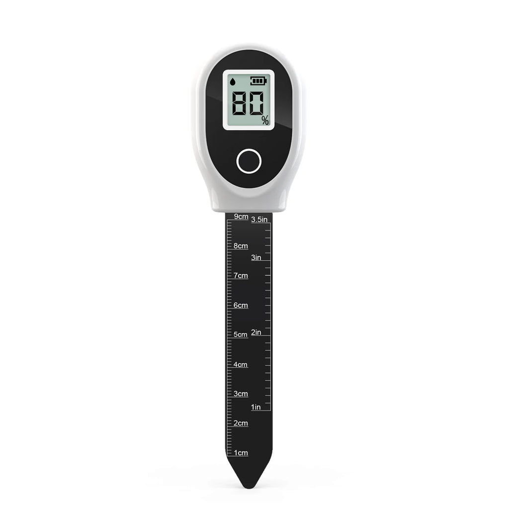 Digital Soil Moisture Meter with Backlit Display for Houseplants, Gardens, Lawns & Container Plants — High Accuracy 0–99%