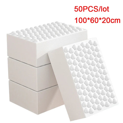 50/30/20/10Pcs Melamine Sponge Nano Duster Wipes Scalable Magic Sponge Eraser Kitchen Bathroom Office Cleaning Tool 100*60*20mm