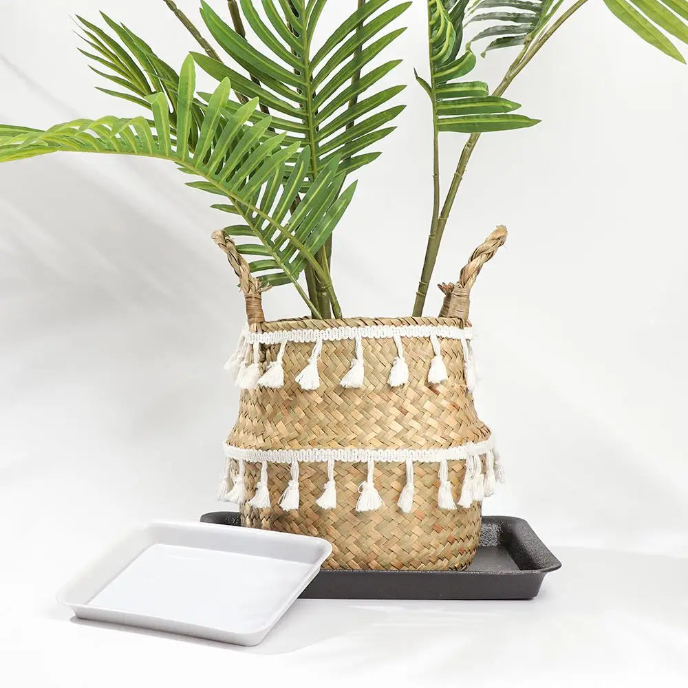 Rectangular Plastic Plant Saucer Drip Tray for Indoor & Outdoor Planters — BPA-Free, 6 Size Options from 18×13.5cm to 35×25cm