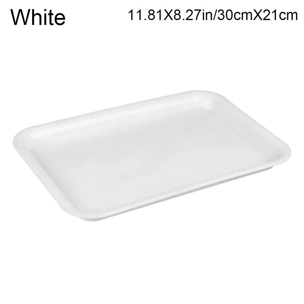 Rectangular Plastic Plant Saucer Drip Tray for Indoor & Outdoor Planters — BPA-Free, 6 Size Options from 18×13.5cm to 35×25cm