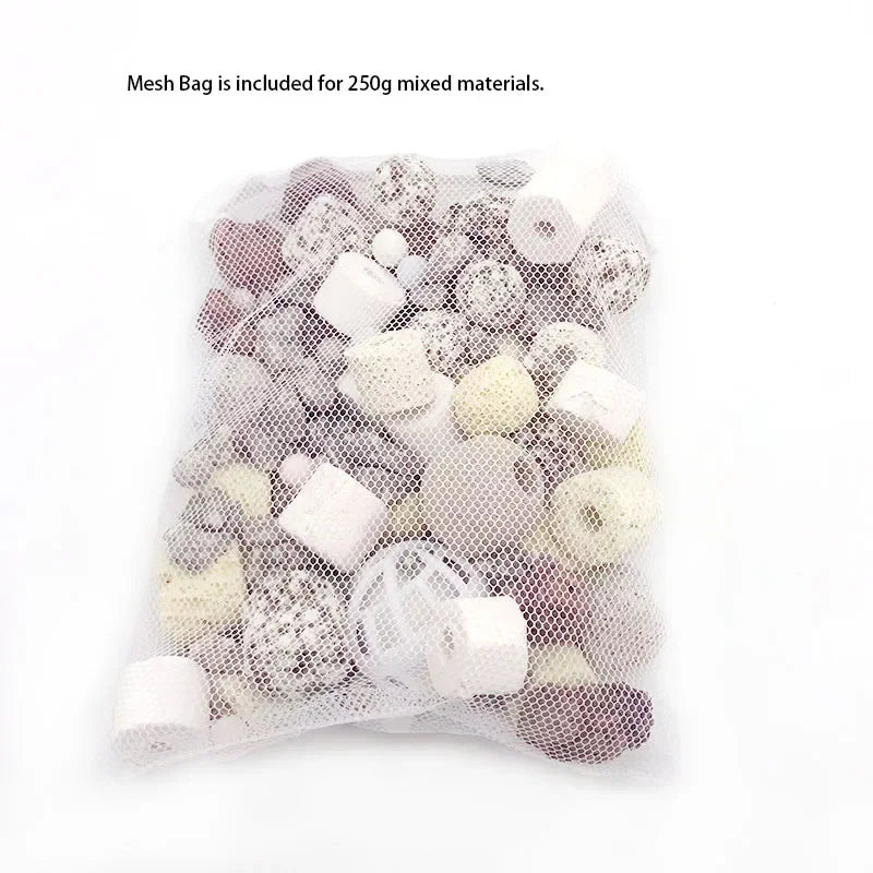 100g 250g 15 Types Aquarium Bio Balls Biochemical Ball Filter Media for Aquarium Filter Accessories for Fish Tank Effective