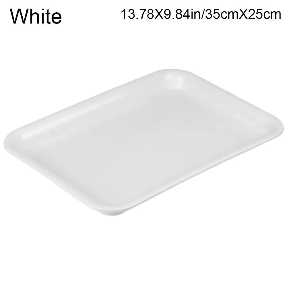 Rectangular Plastic Plant Saucer Drip Tray for Indoor & Outdoor Planters — BPA-Free, 6 Size Options from 18×13.5cm to 35×25cm