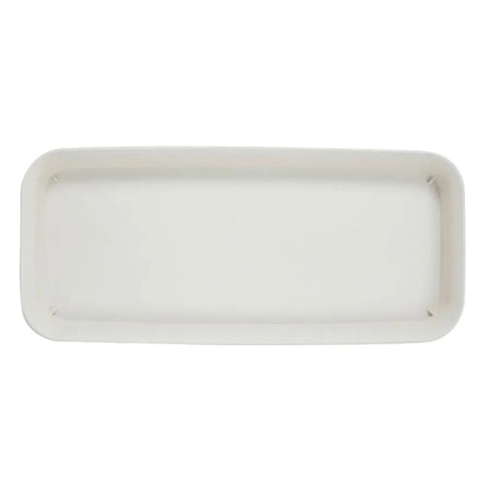 Heavy-Duty Rectangular Plant Saucer Drip Tray for Indoor & Outdoor Pots — BPA-Free, Brown/White/Black, 4 Size Options