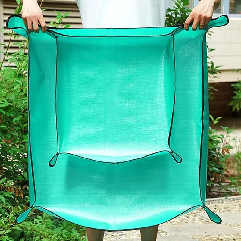Waterproof Foldable Plant Repotting Mat for Succulents, Houseplants & Soil Cleanup — 50×50cm to 100×100cm Options