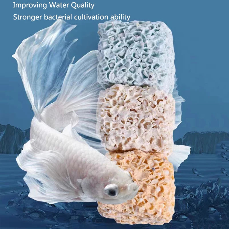 200g 500g 1000g 6D Aquarium Bio Balls Biochemical Ball Filter Media for Aquarium Filter Accessories for Fish Tank Hot Sale