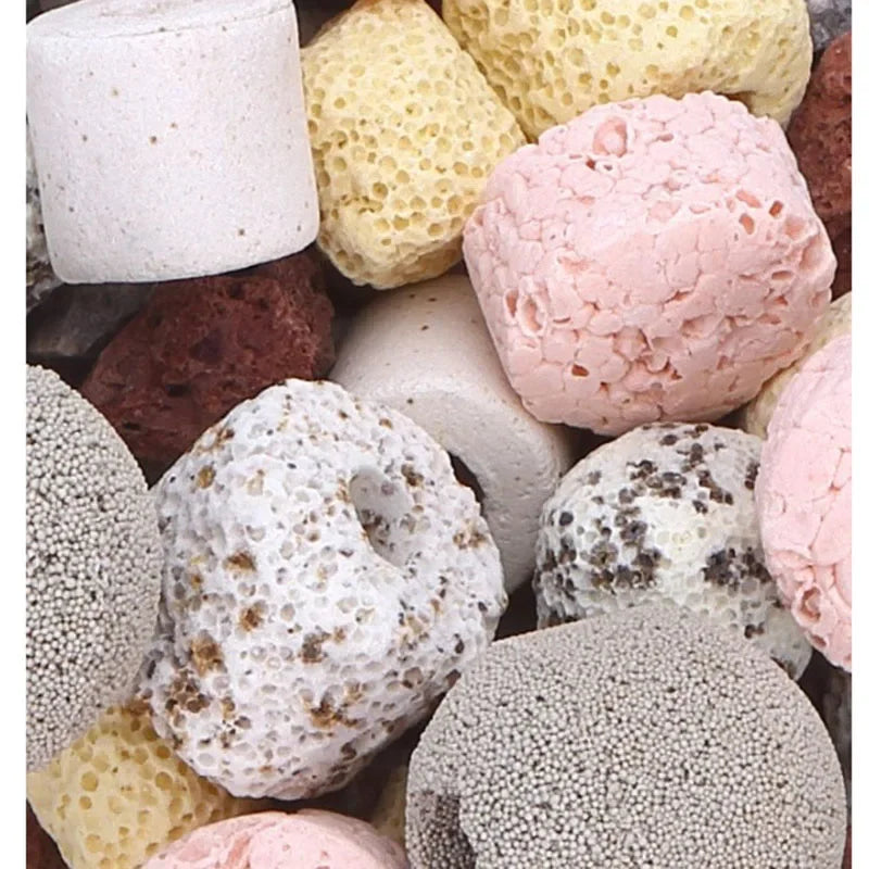 100g 250g 15 Types Aquarium Bio Balls Biochemical Ball Filter Media for Aquarium Filter Accessories for Fish Tank Effective