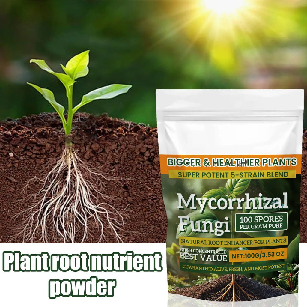 100g Plant Growth Fertilizer Powder for Root Support, Soil Culture & Hydroponic Growing — Weekly Application