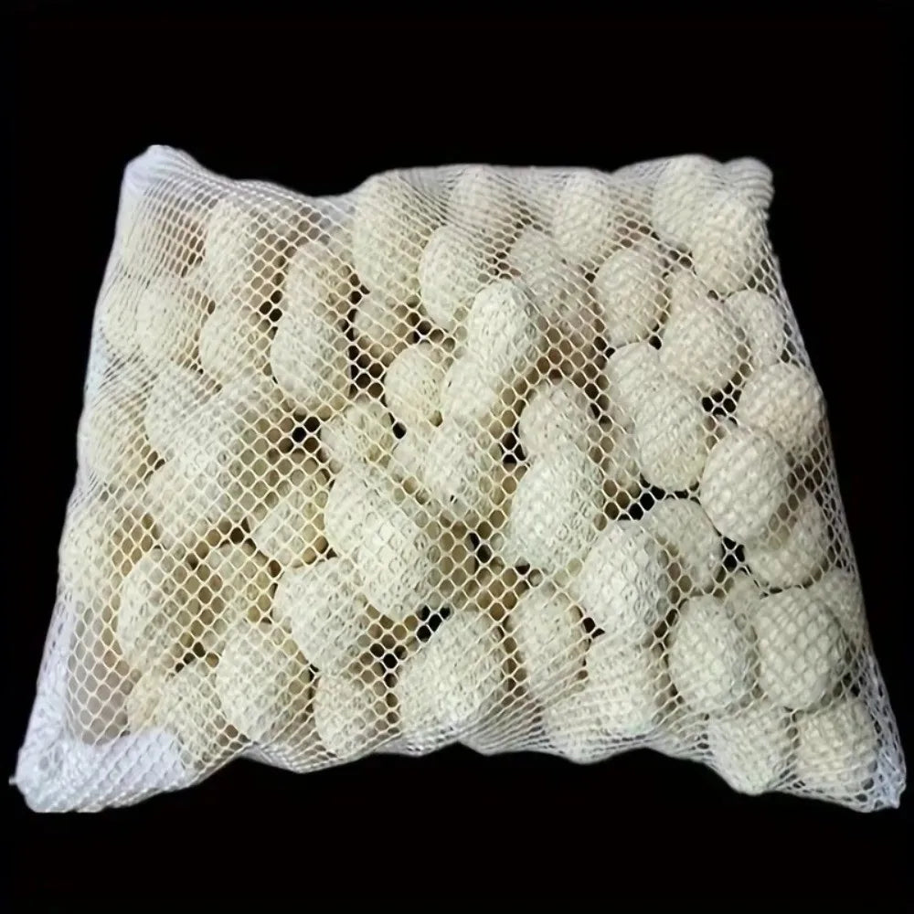Isolation Bag Nylon Filter Bag Pond Media Reusable Isolation Bag for Aquarium Fish Tank Black White Filter Net Bag