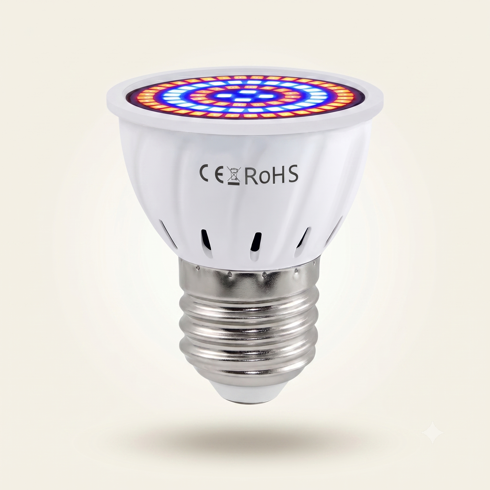 Full-Spectrum LED Plant Grow Light Bulb for Indoor Flowers, Herbs & Seedlings — E27, E14, GU10, B22, MR16 — 5W, 7W & 9W Options
