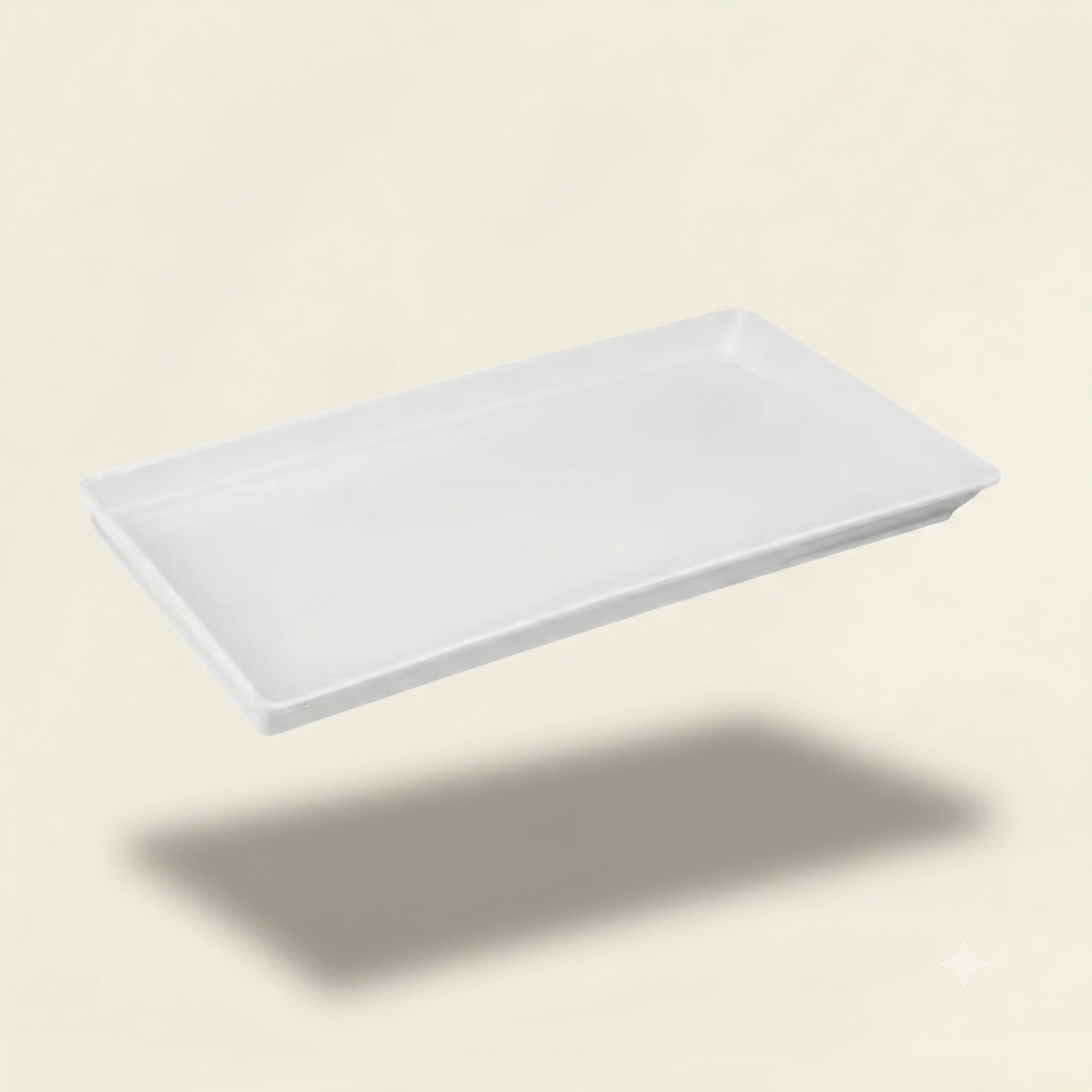 Rectangular Plastic Plant Saucer Drip Tray for Indoor & Outdoor Planters — BPA-Free, 6 Size Options from 18×13.5cm to 35×25cm